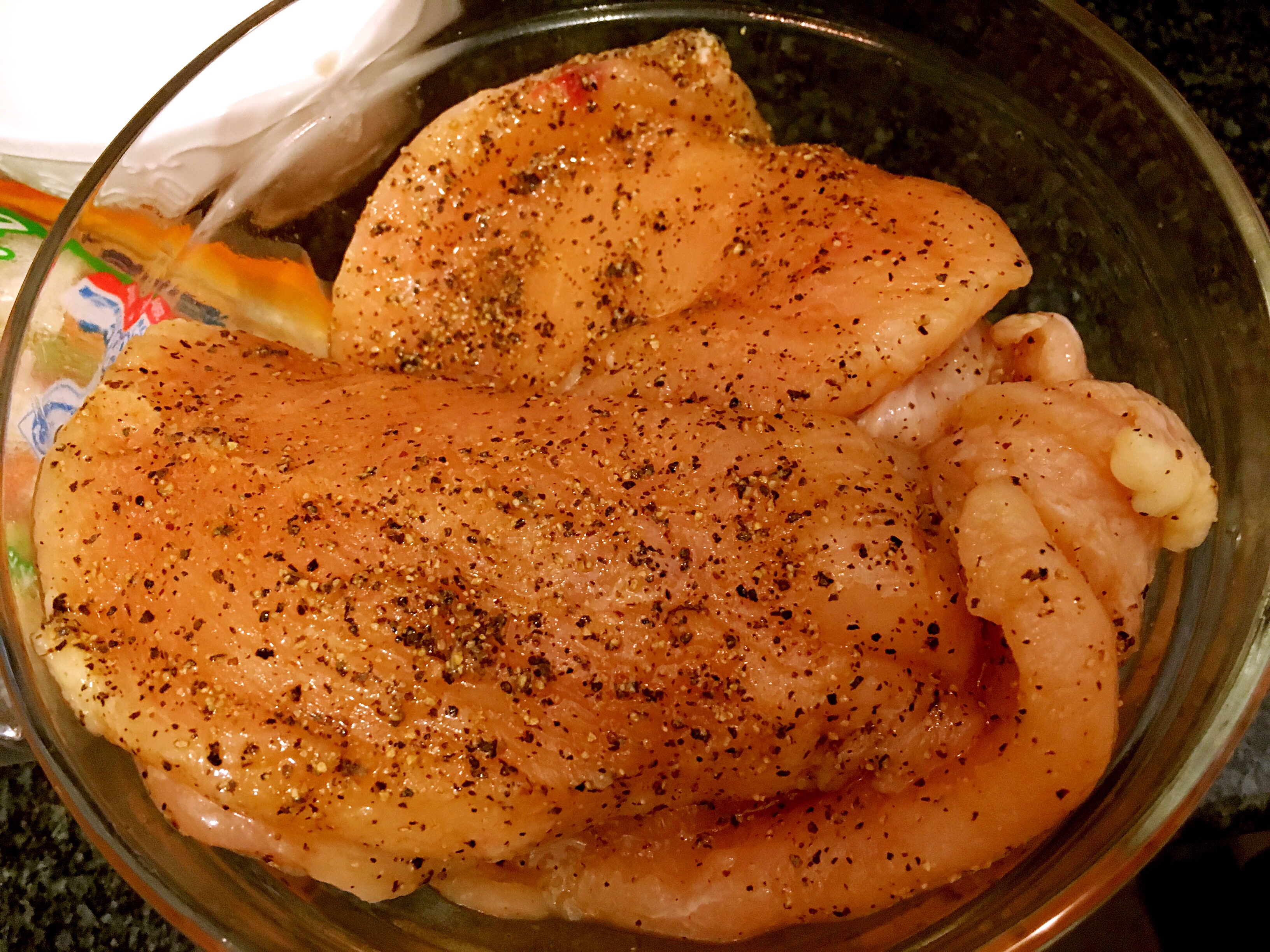 鸡胸肉的腌制（Ba拿拿减脂方案）的做法