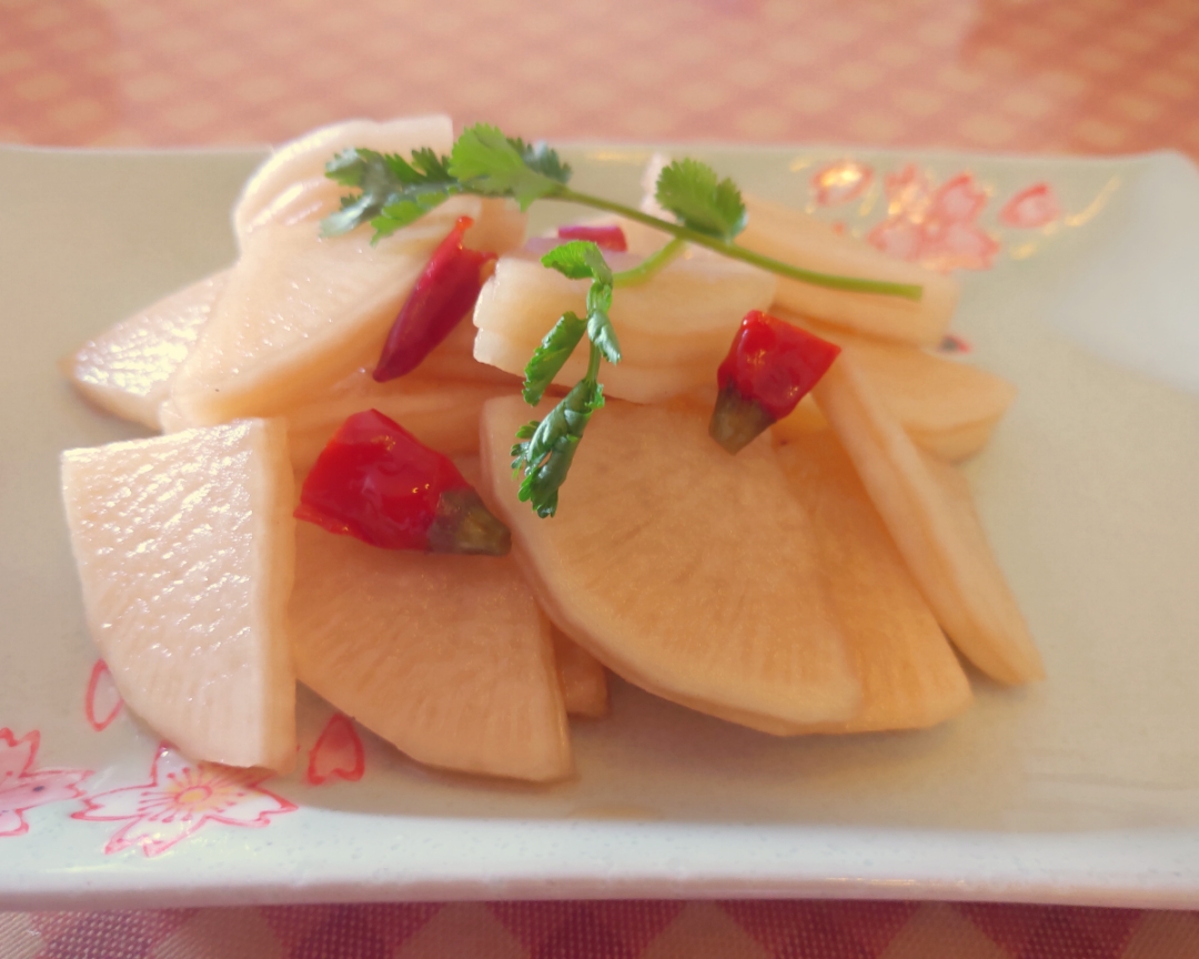 白萝卜，健康爽口的开胃小菜的做法