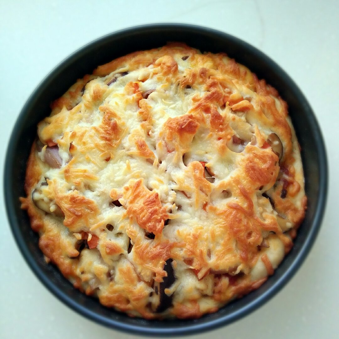 不用酵母的披萨底 No Yeast Pizza Dough