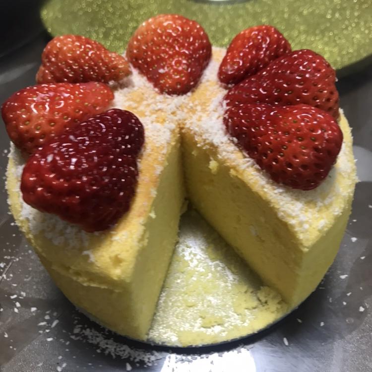 6寸轻芝士蛋糕(乳酪戚风蛋糕)