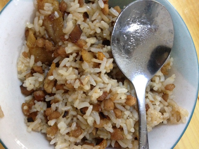 香菇肉丁油饭