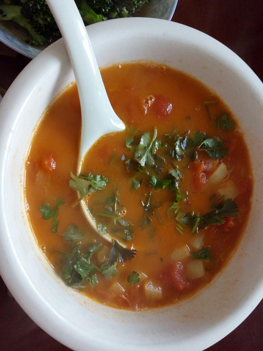 番茄牛肉汤（简易版）