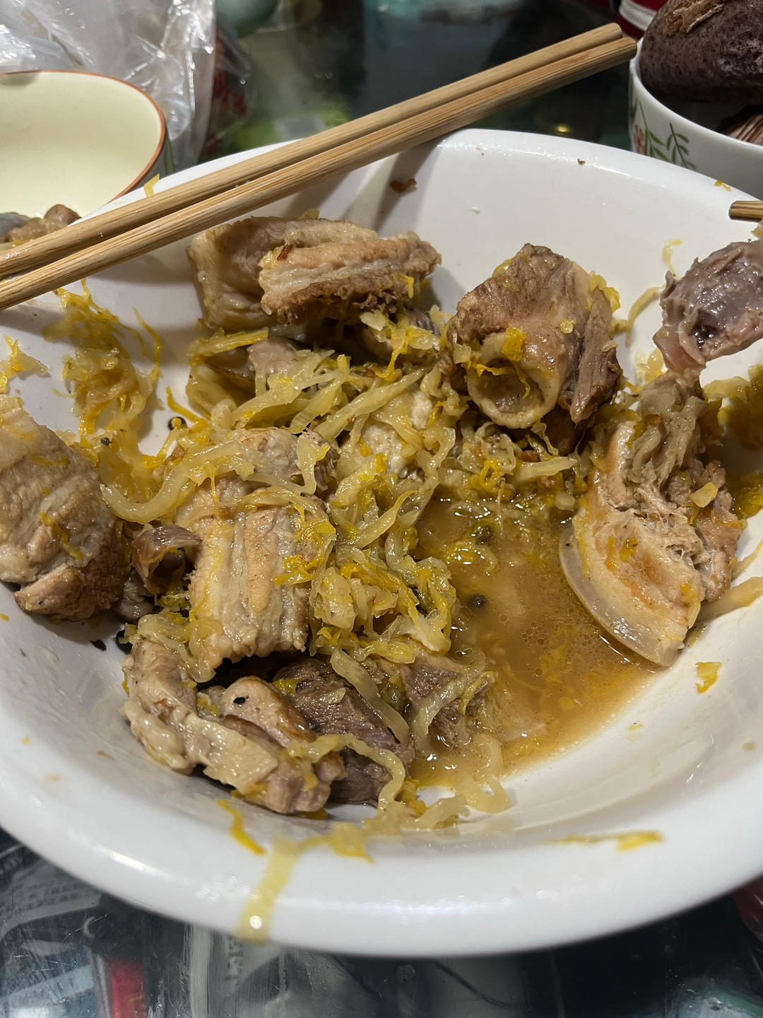 酸菜大骨白肉