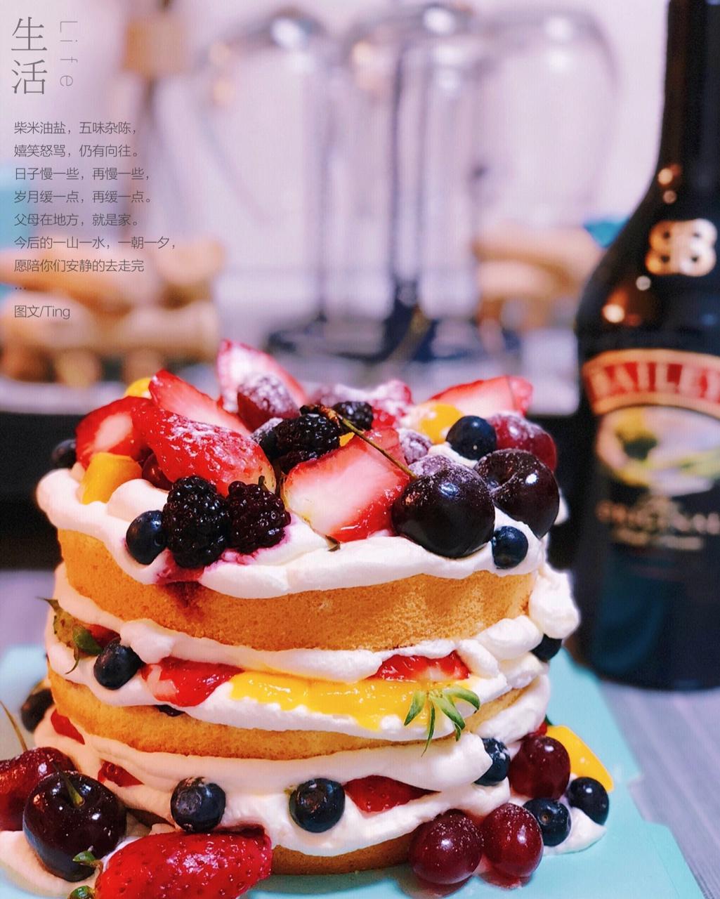 巧克力可可戚风裸蛋糕（含视频）