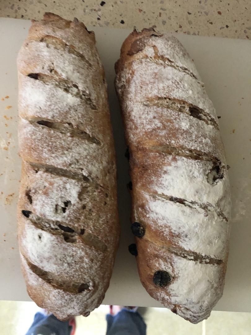 全麦葡萄干面包