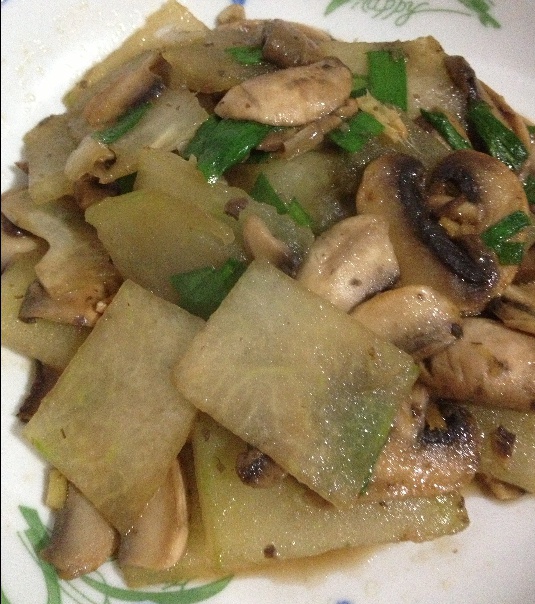 清炒冬瓜香菇