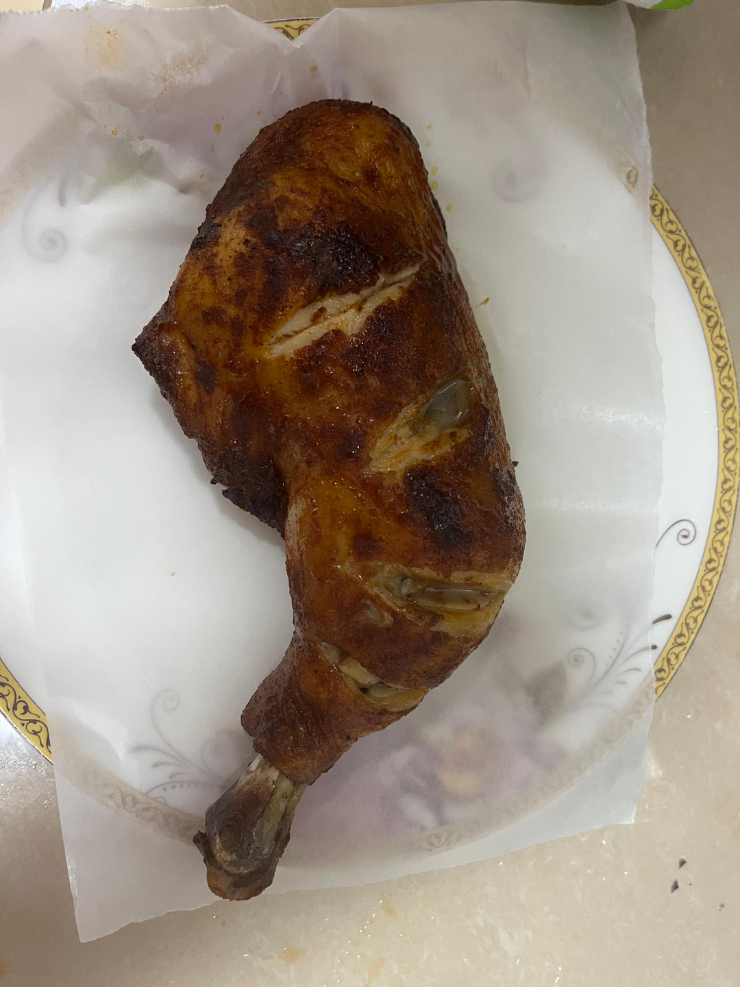 小朋友都爱的 超级简单的 奥尔良烤鸡腿
