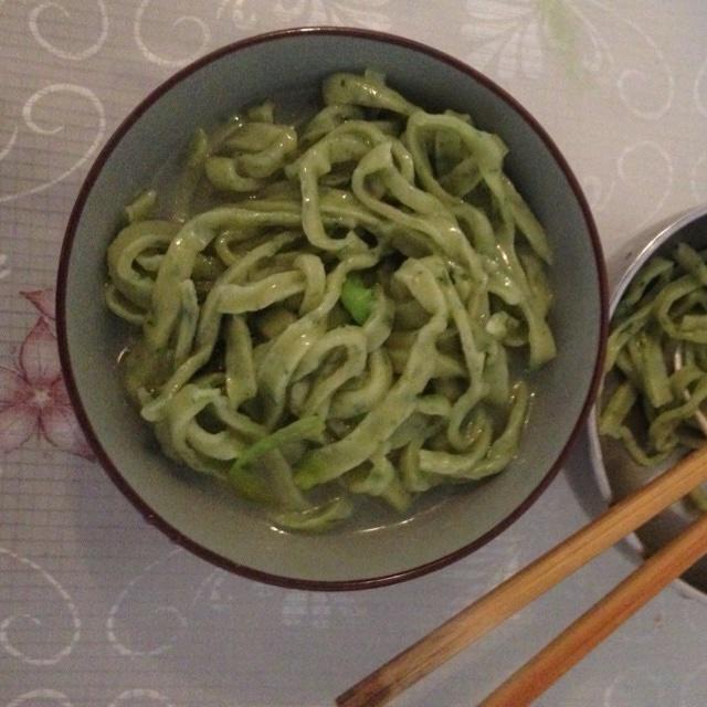青菜面（宝宝食谱）的做法