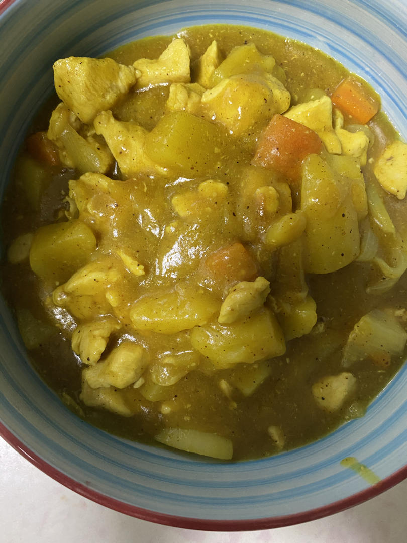 咖喱土豆鸡块