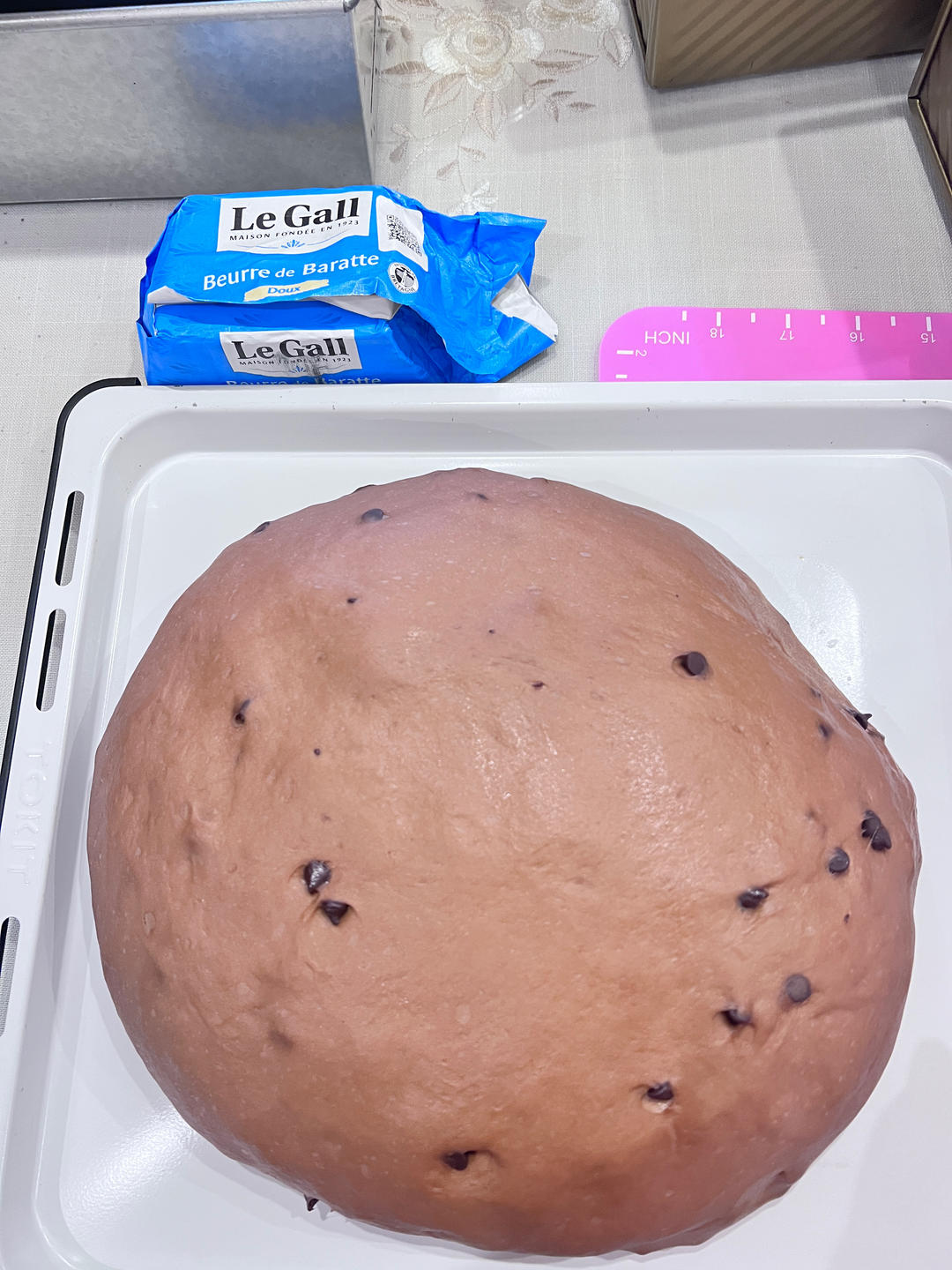 巨~巨好吃的巧克力奶油吐司