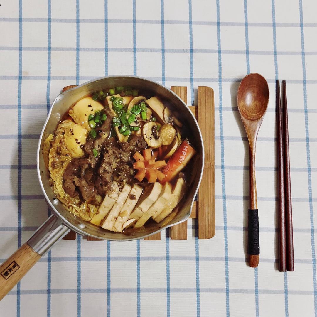 一人食之日式寿喜锅