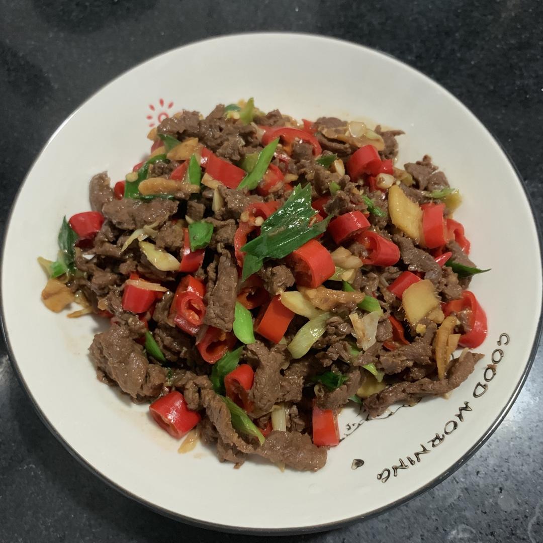 生炒牛肉