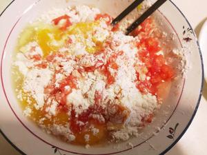 西红柿鸡蛋饼的做法 步骤2