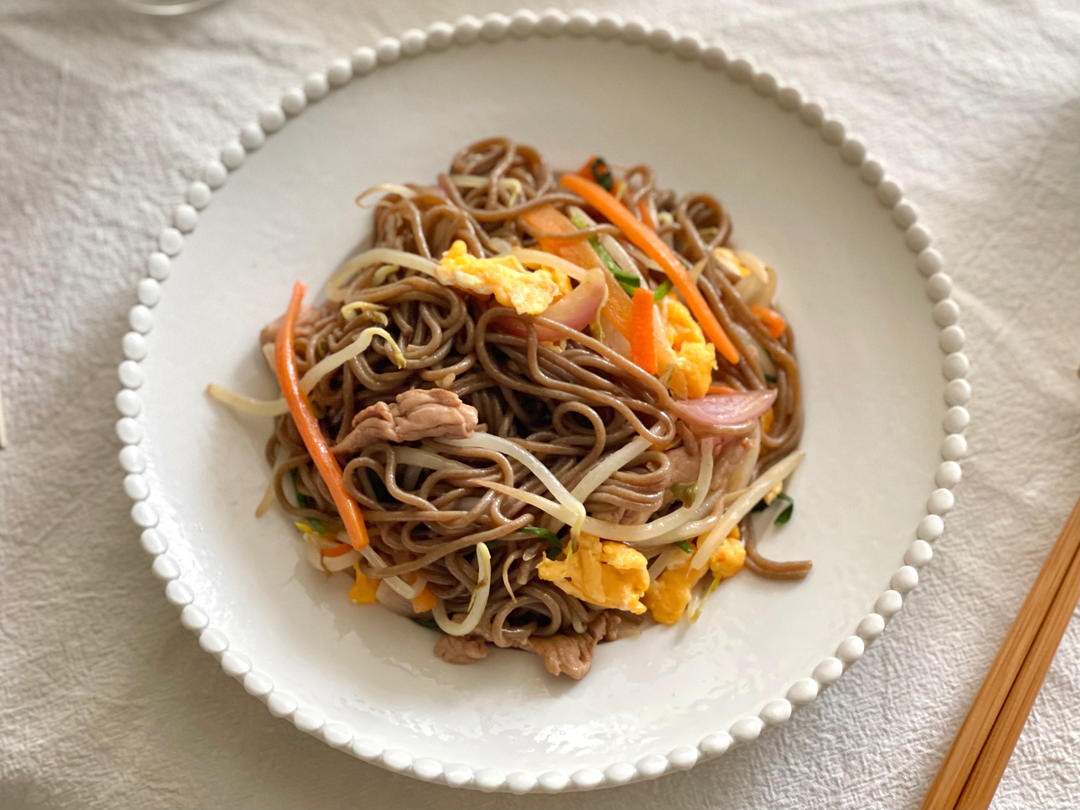 减脂|凉拌芥麦面