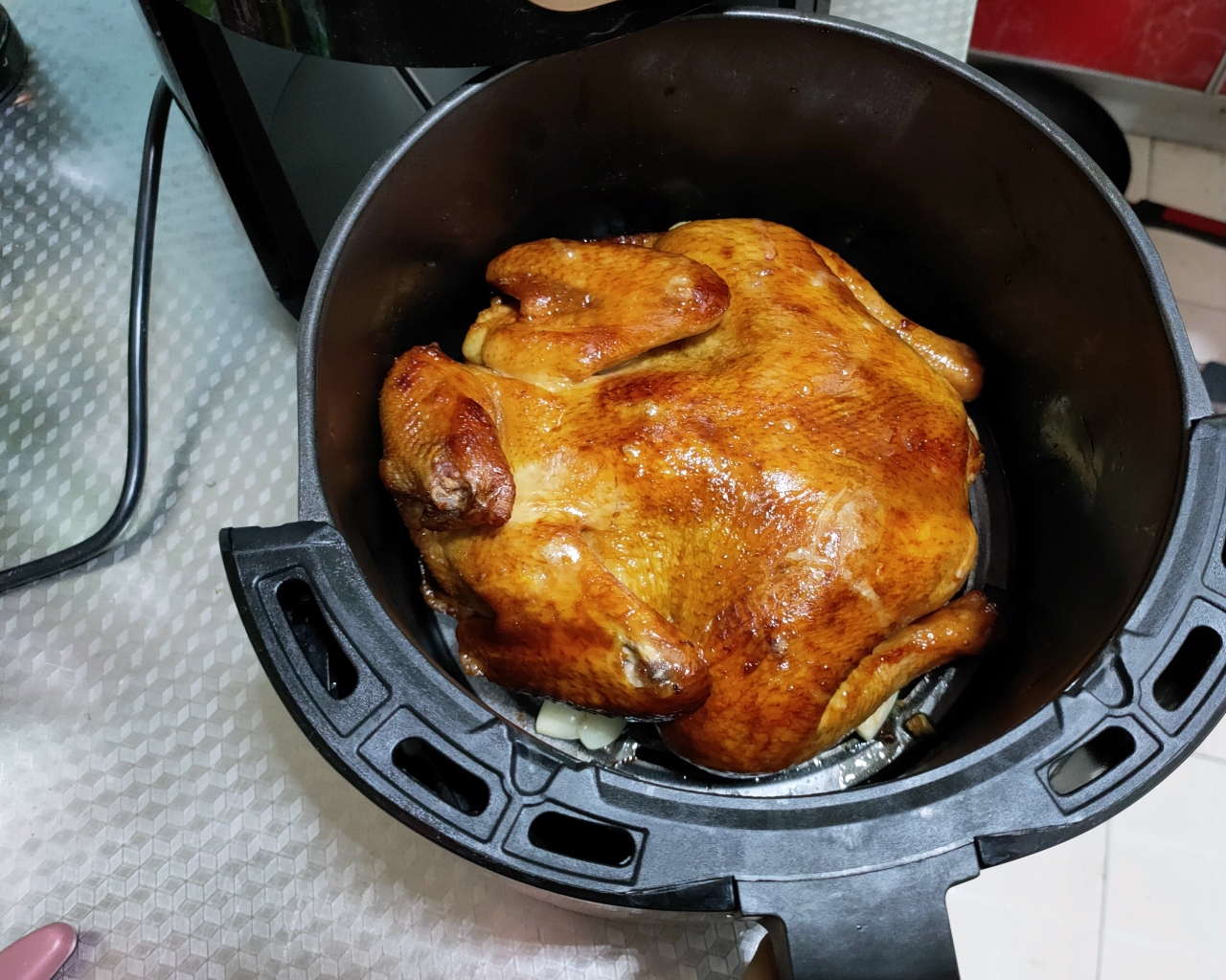 空气炸锅版🔥烤箱版🔥烤整鸡🐔童子鸡🐔三黄鸡🐔
