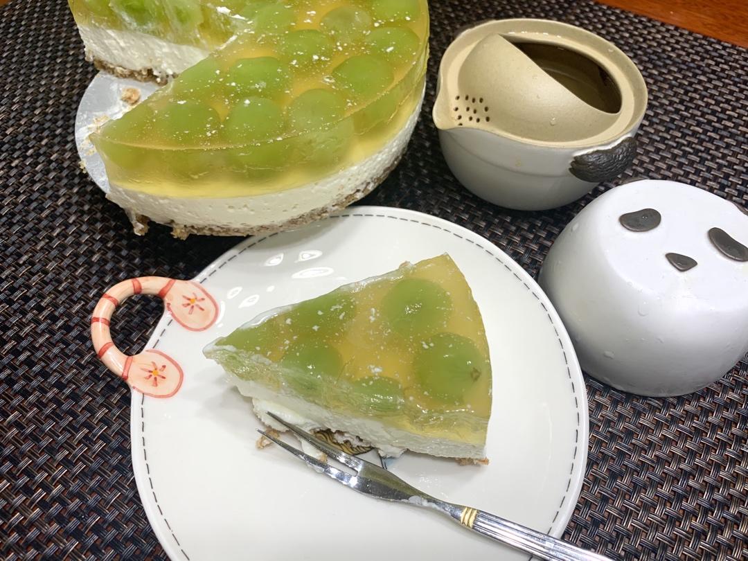 清爽的葡萄酸奶慕斯
