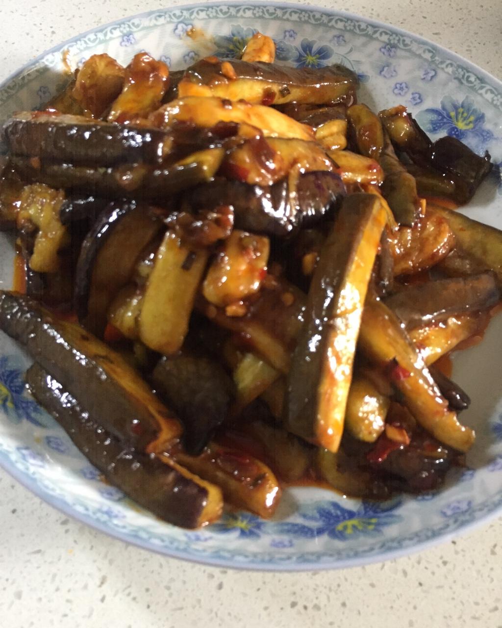 鱼香茄子(少油版)