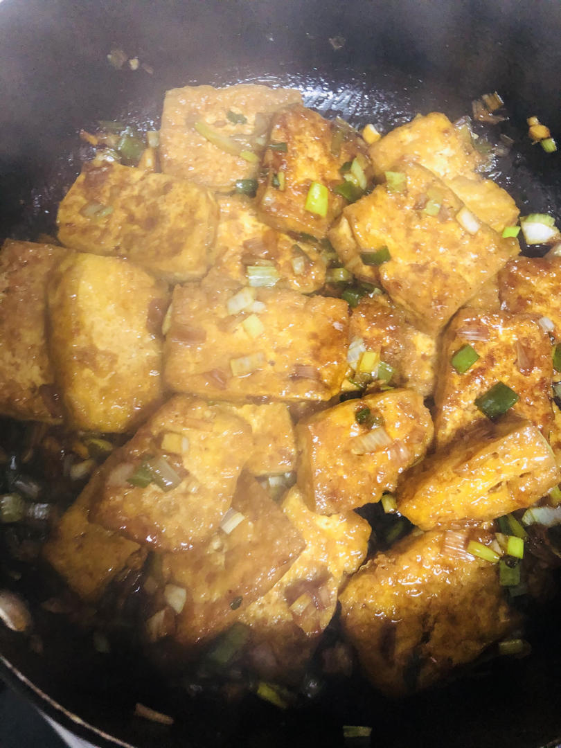 蒜香煎豆腐 炒鸡无敌美味