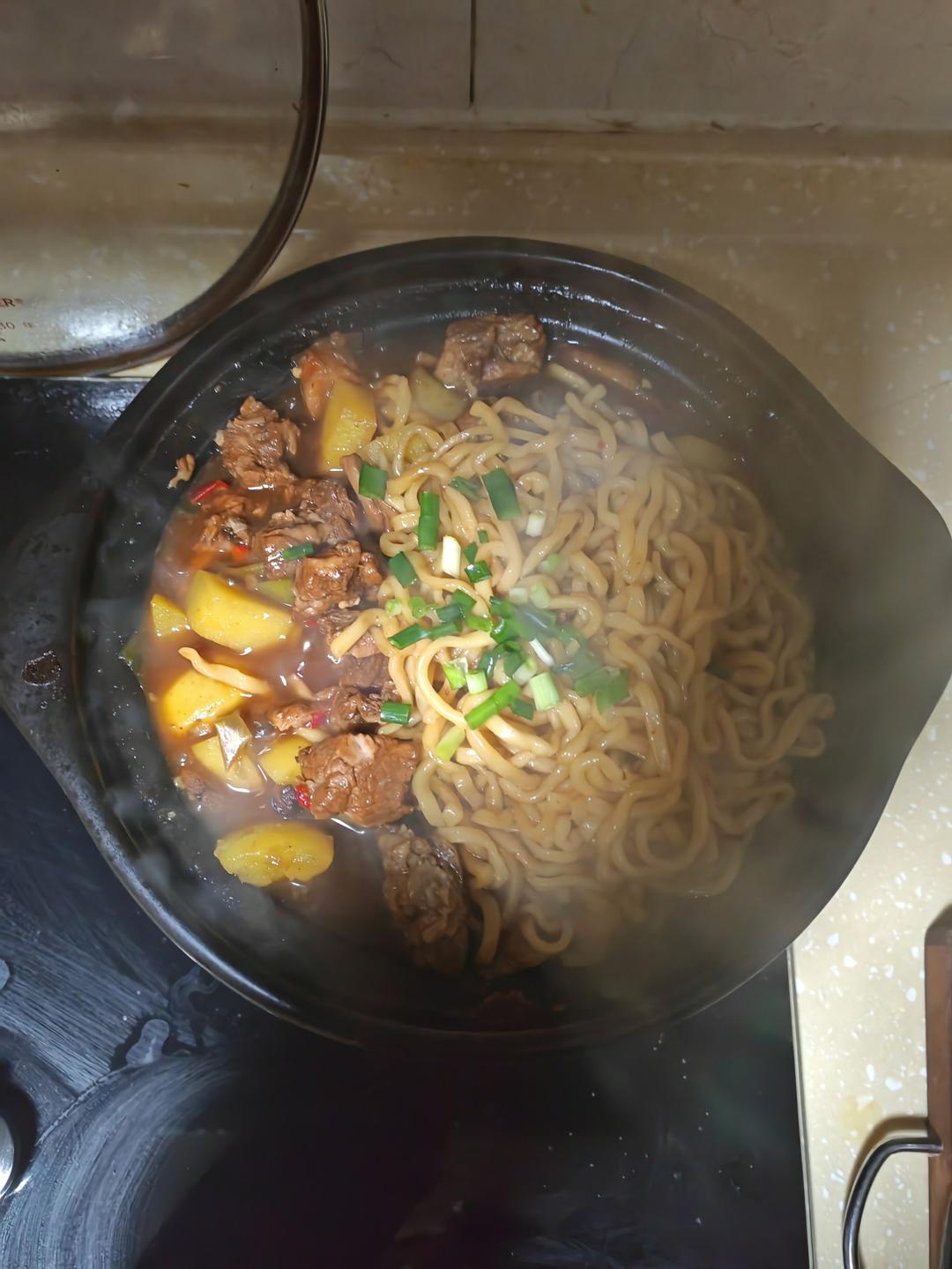 排骨豆角焖面