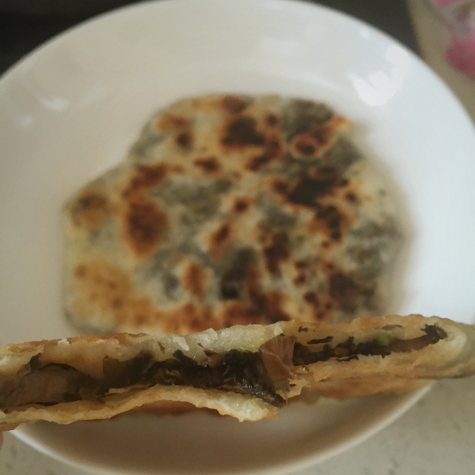 梅干菜猪肉烧饼