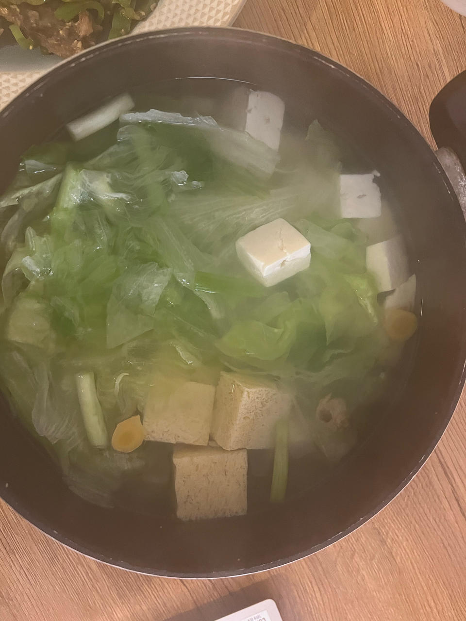 生菜豆腐汤
