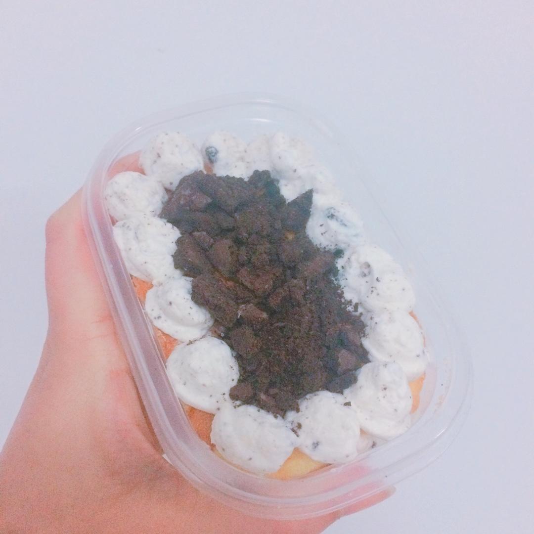 好吃到流泪的奥利奥咸奶油盒子蛋糕