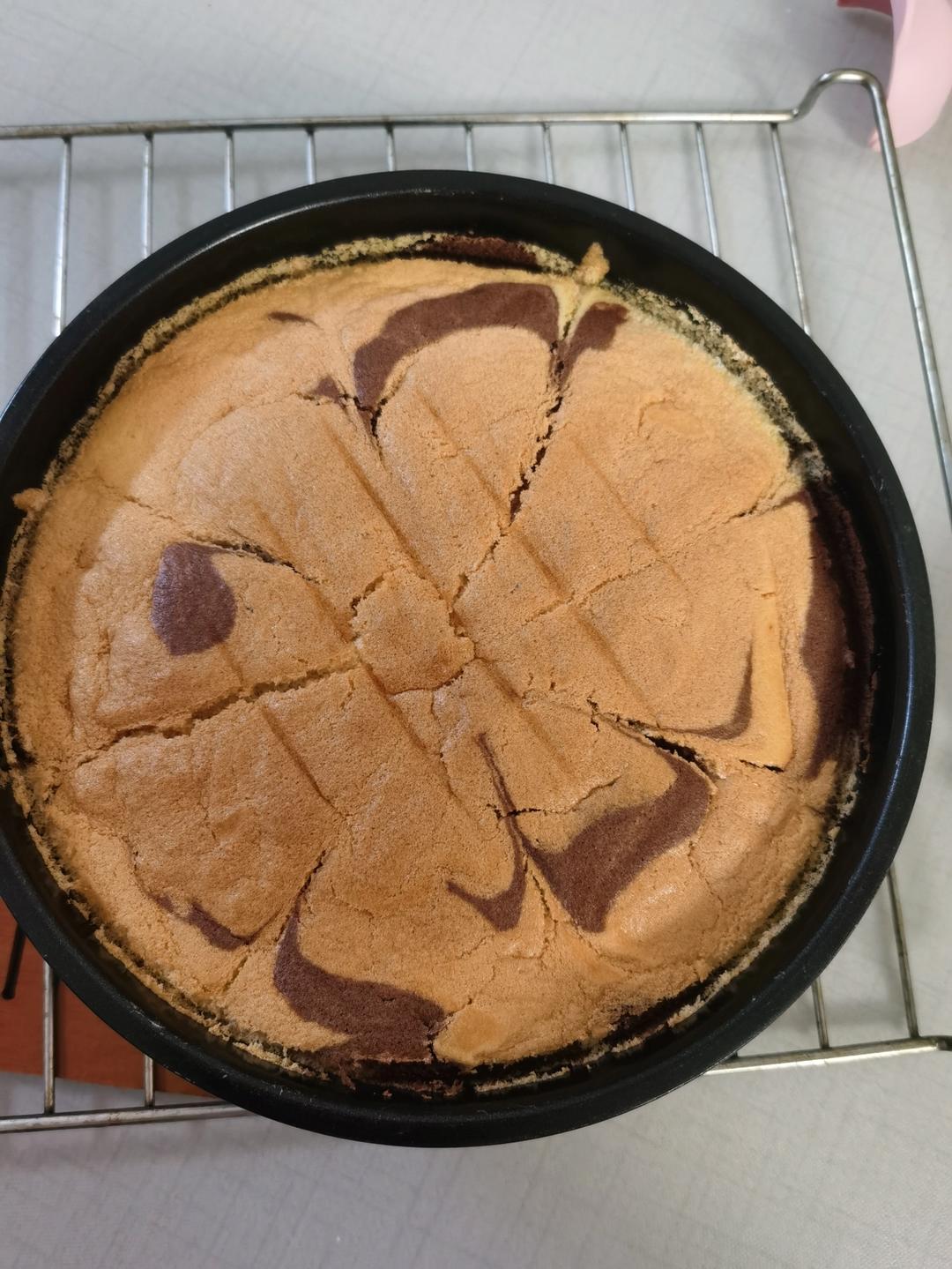 斑马纹戚风蛋糕