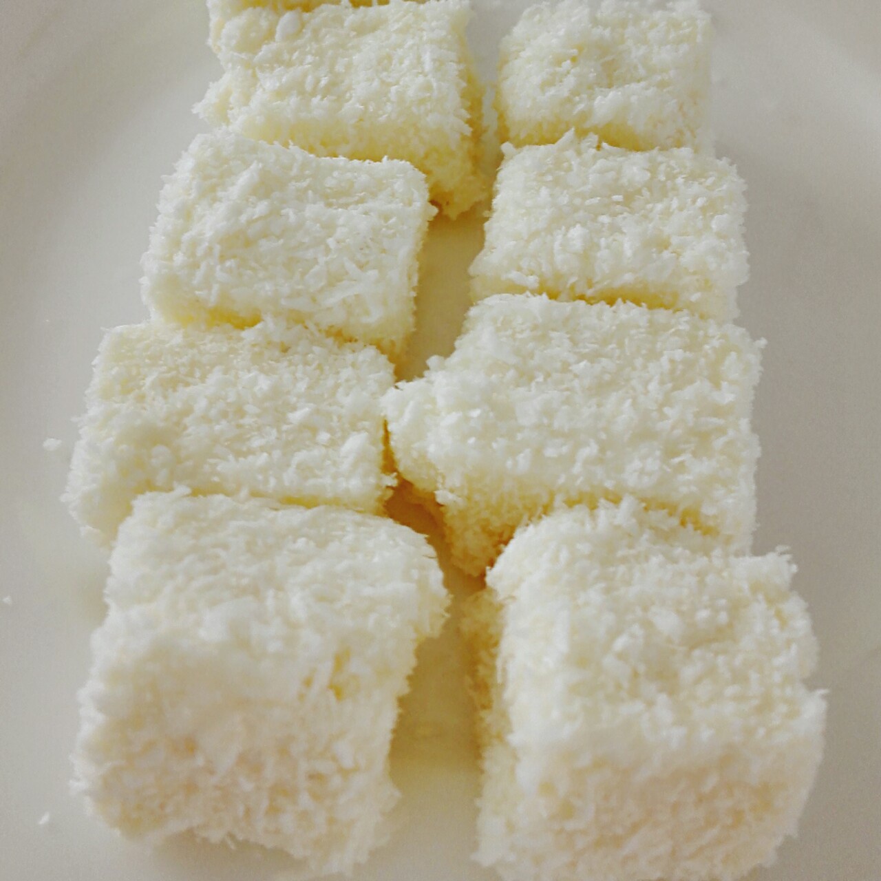 椰蓉牛奶小方