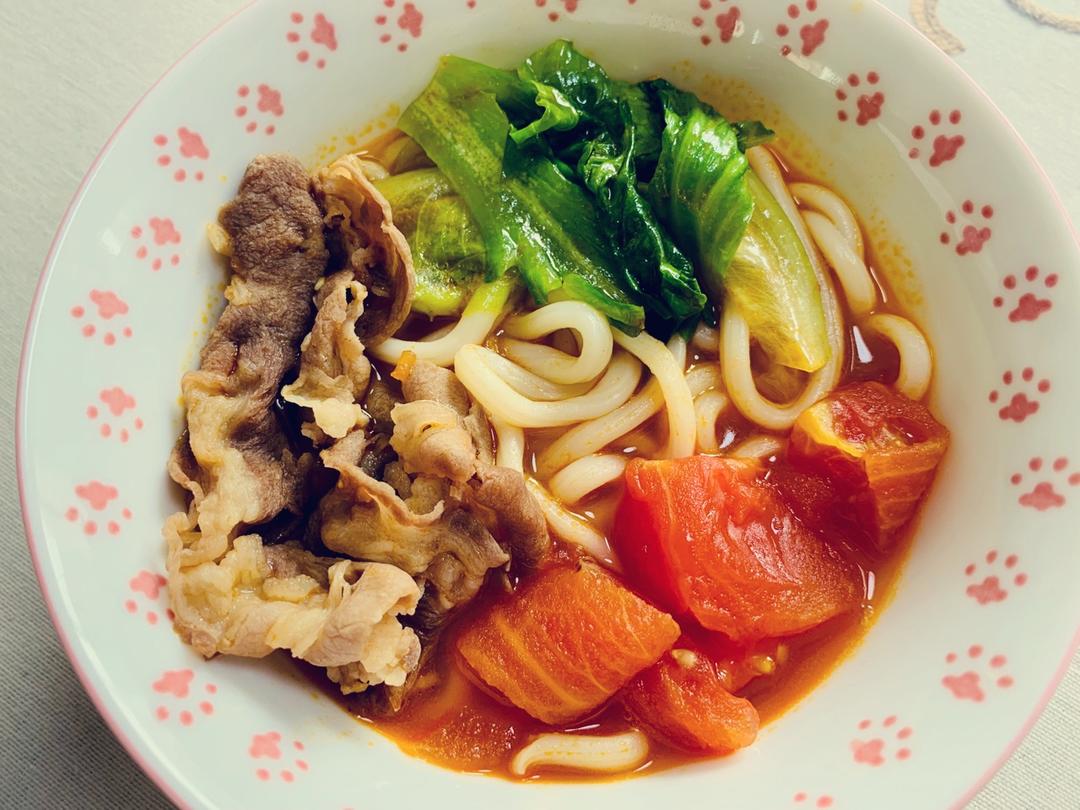 茄汁肥牛乌冬面「超详步骤图」