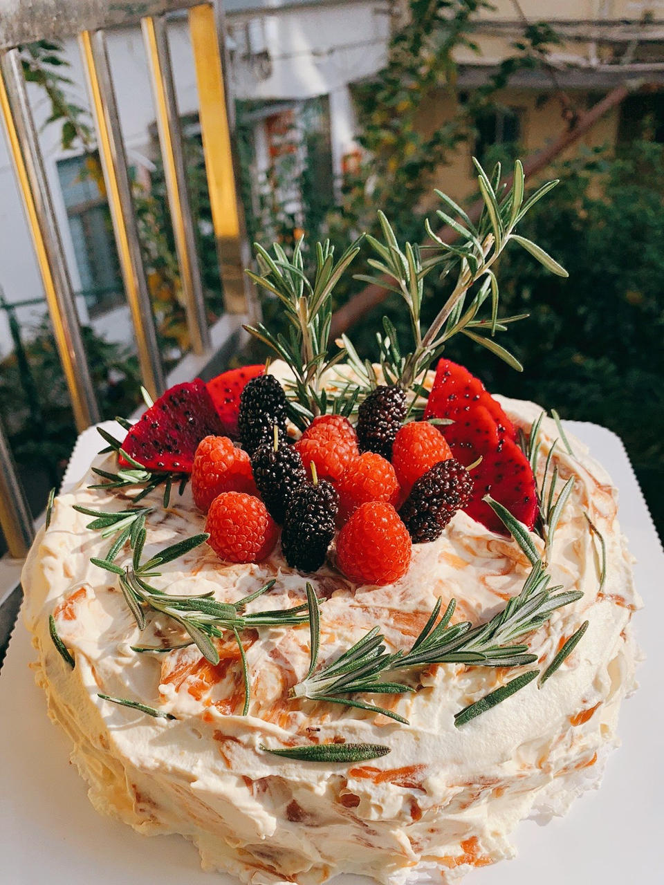 ㊙🔥海盐焦糖烈焰树桩蛋糕