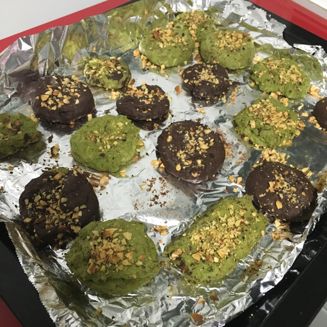 多种口味曲奇（香草、巧克力、抹茶）