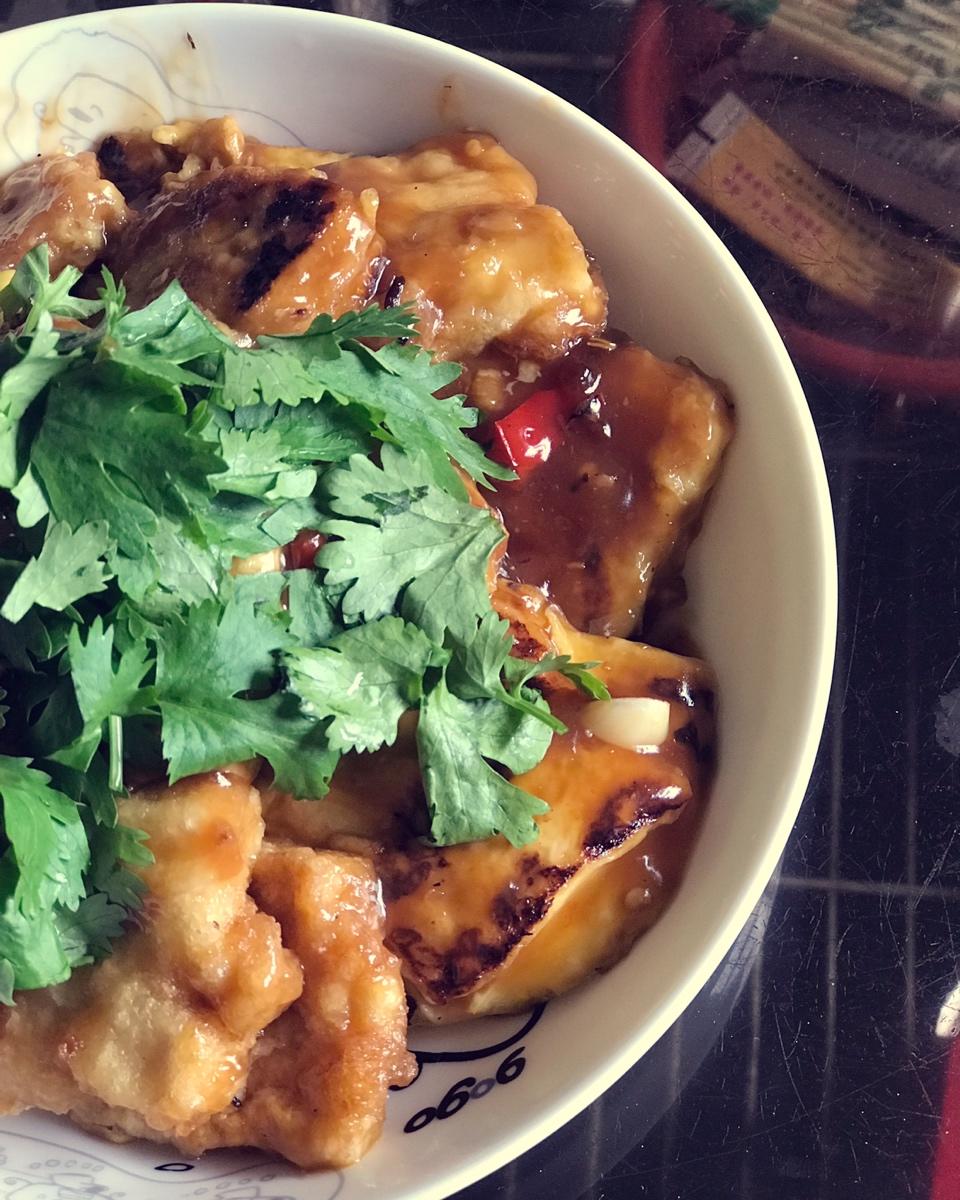 无敌好吃的香煎豆腐