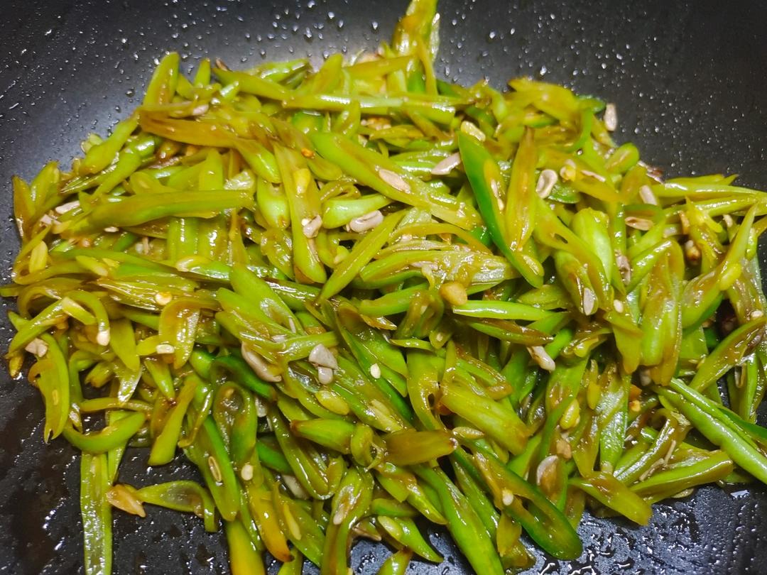 清炒四季豆丝儿