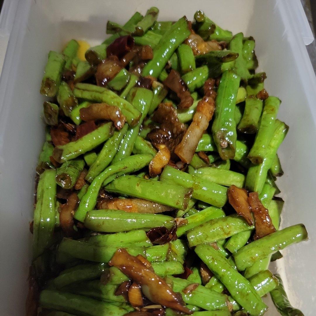 豆角炒肉丝