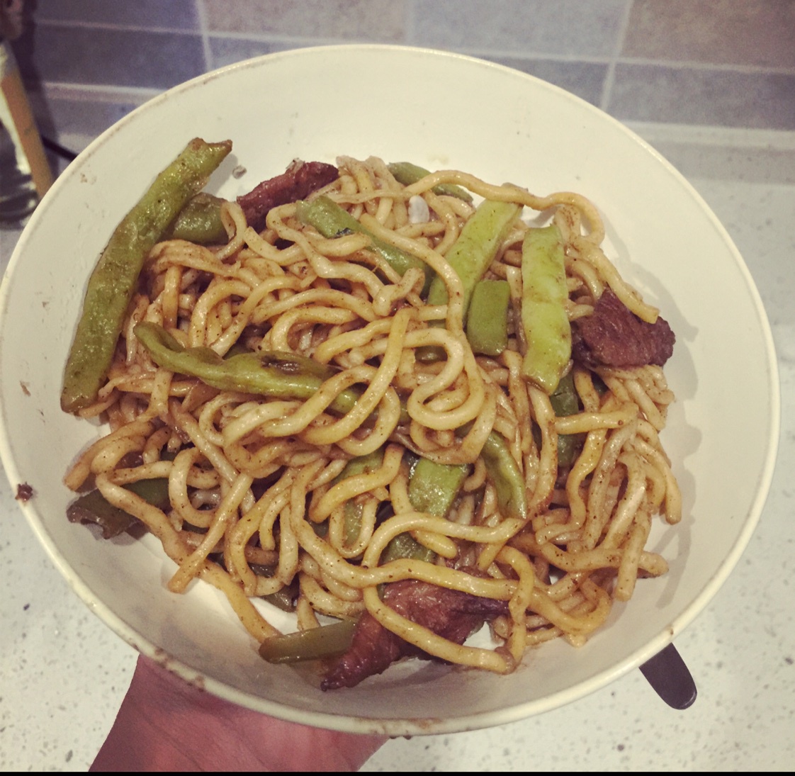 豆角焖面