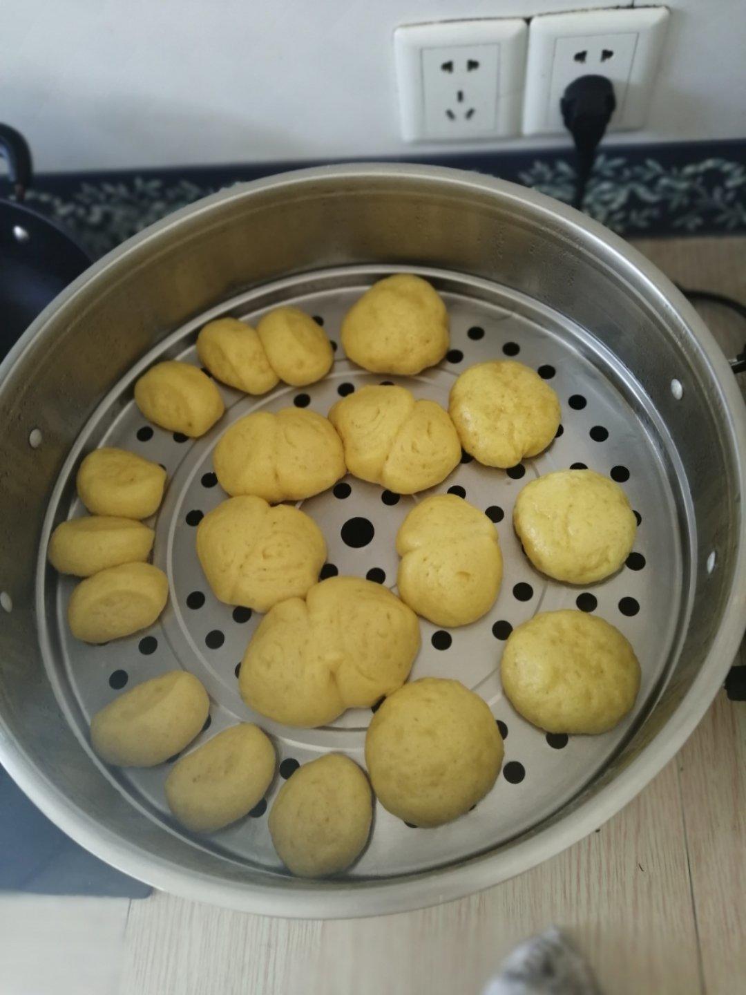 南瓜花卷馒头