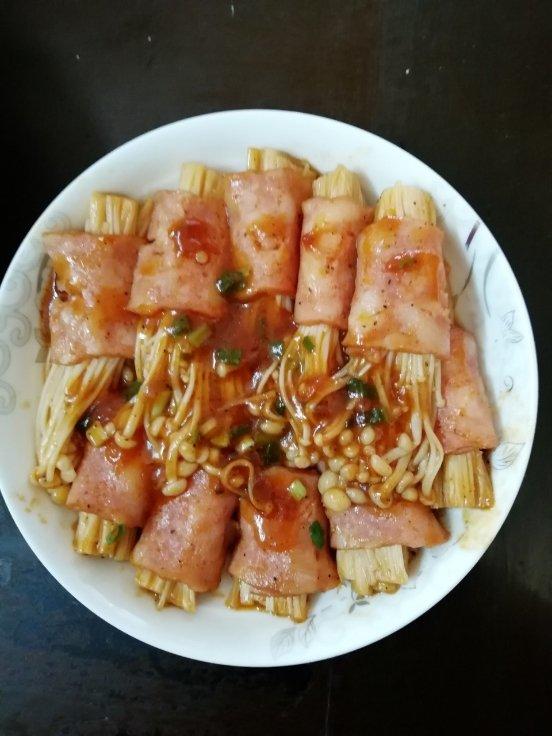 金针菇培根卷