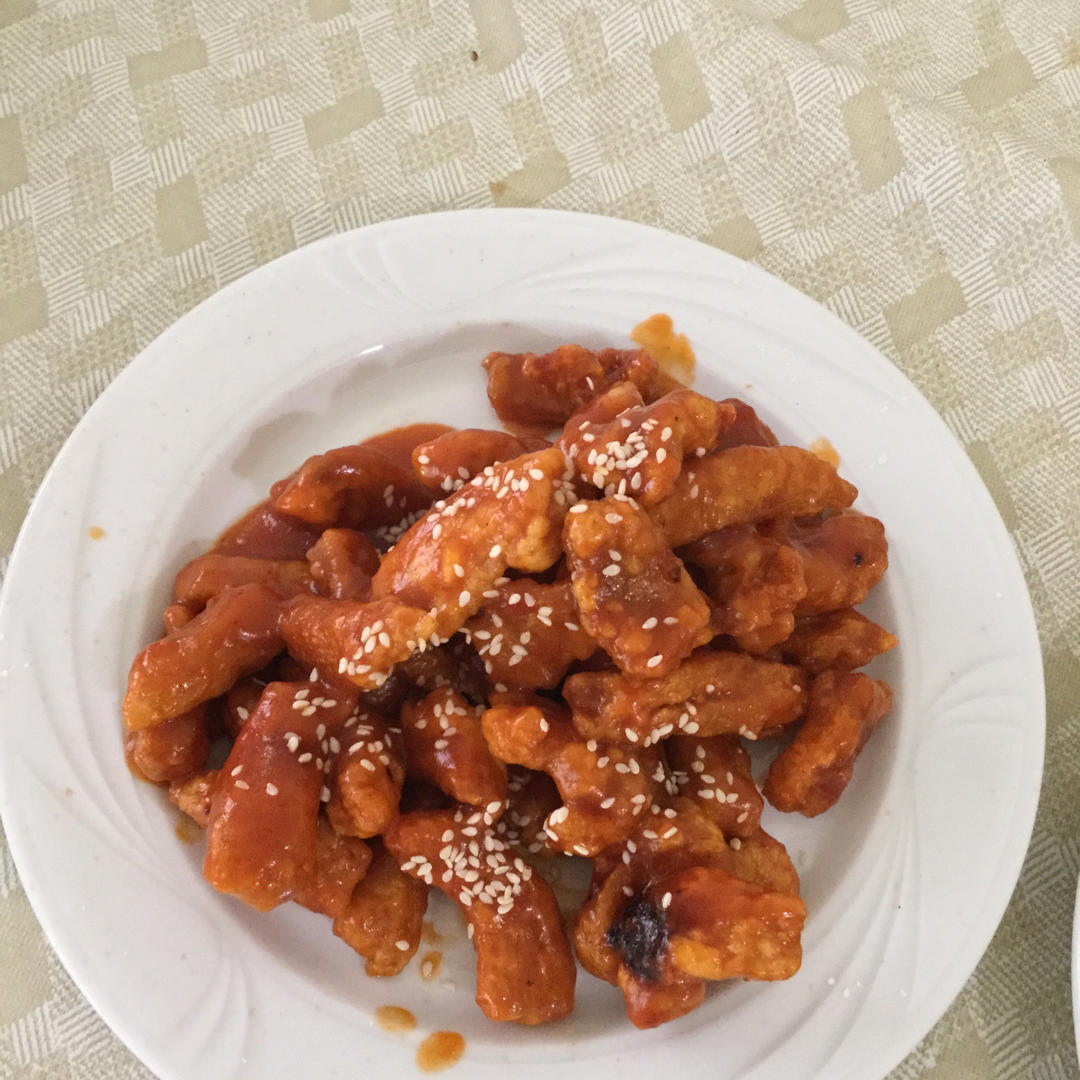 糖醋里脊（附快速万能糖醋汁）