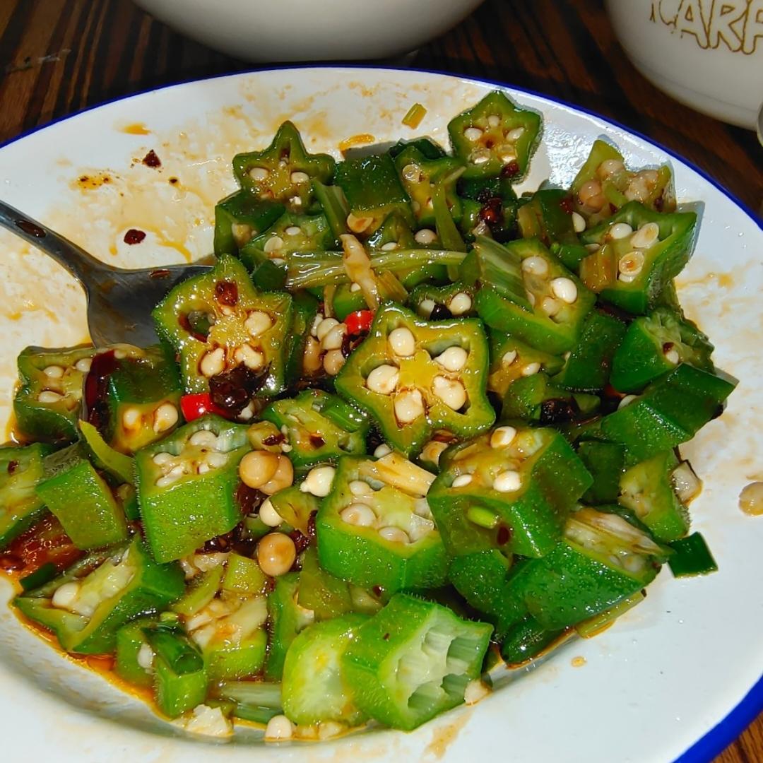 夏日快手菜凉拌秋葵