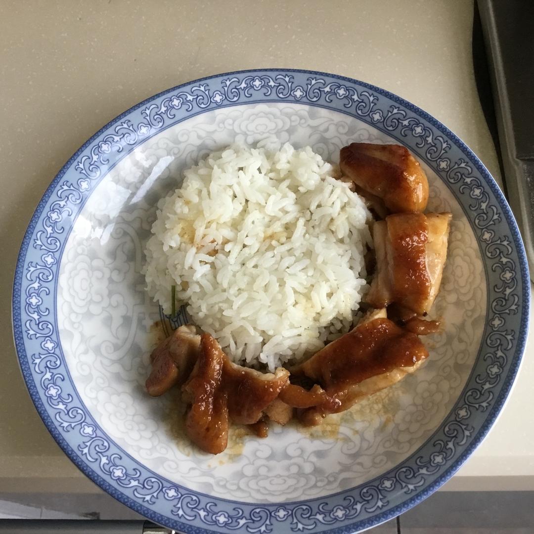 日式照烧鸡腿饭