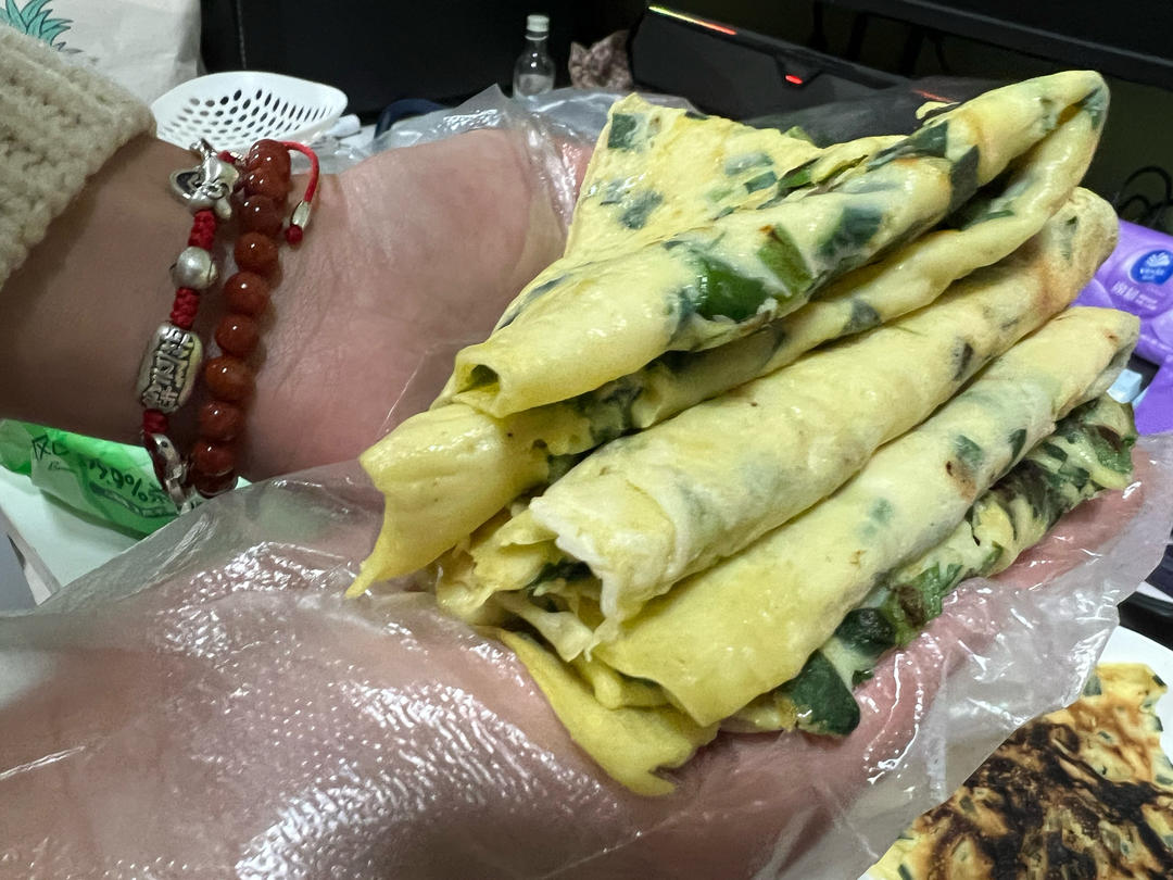 软软咸香鸡蛋饼（超详细）