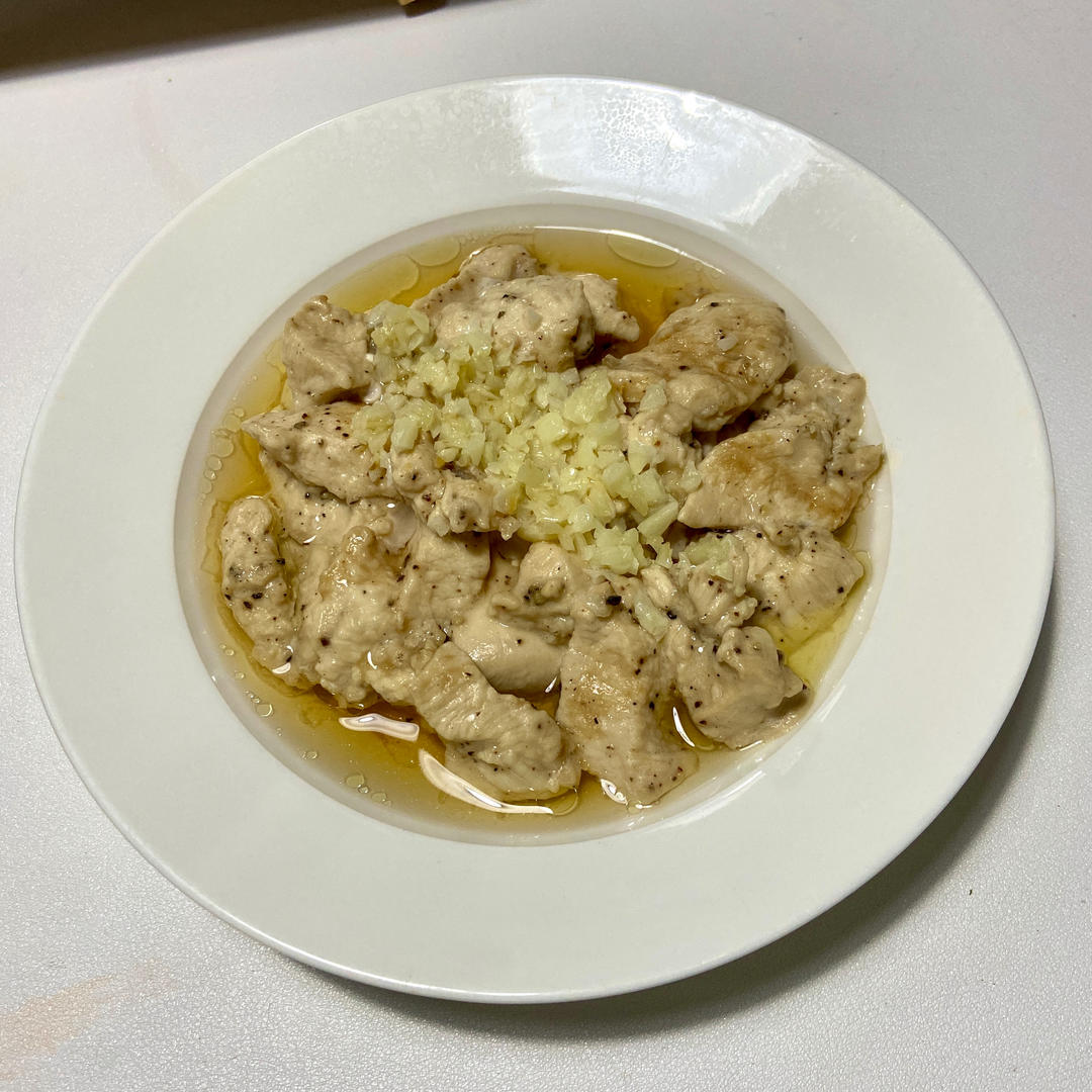 蒜蓉蒸鸡胸（鸡腿）