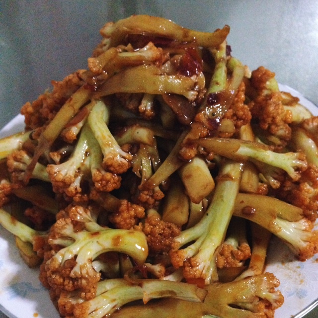 很“浪费”米饭的家常菜之一-------干锅菜花