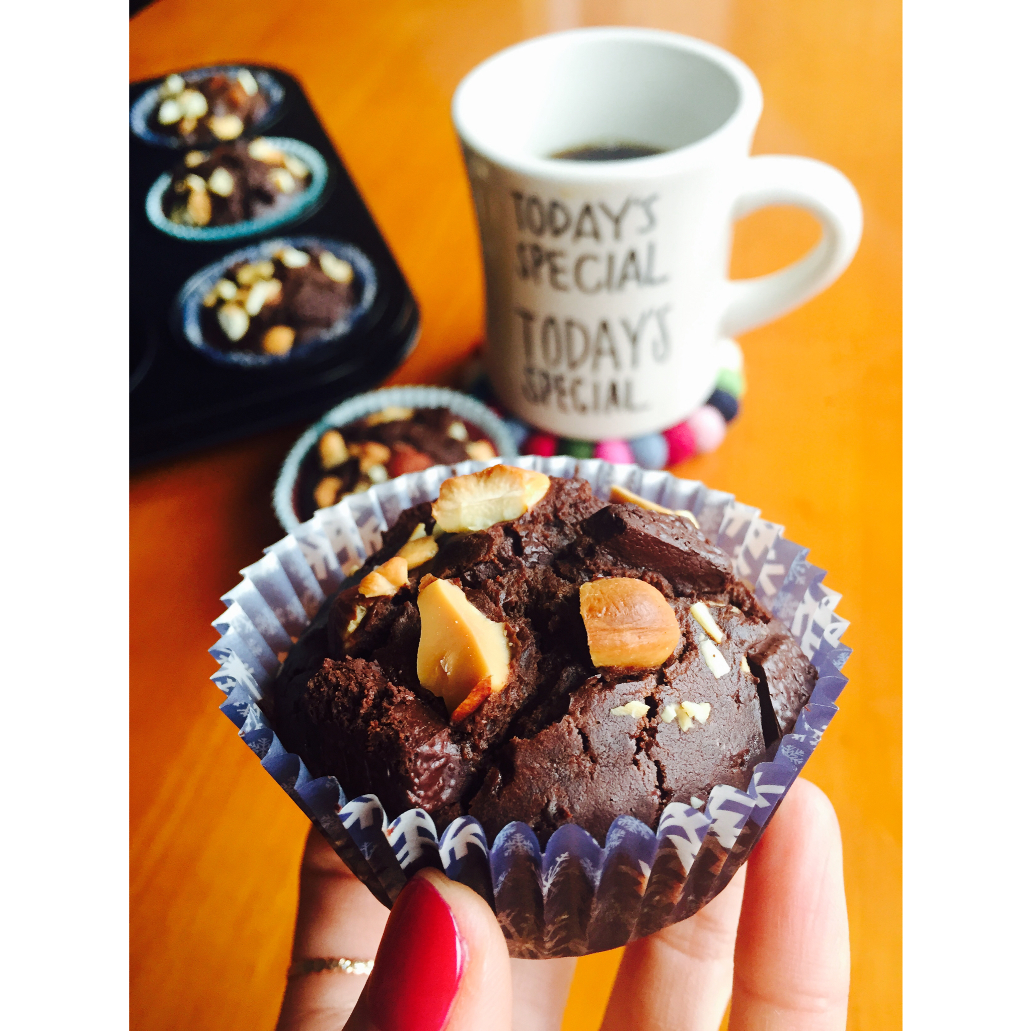 浓情巧克力摩卡马芬<Chocolate Espresso Muffins>