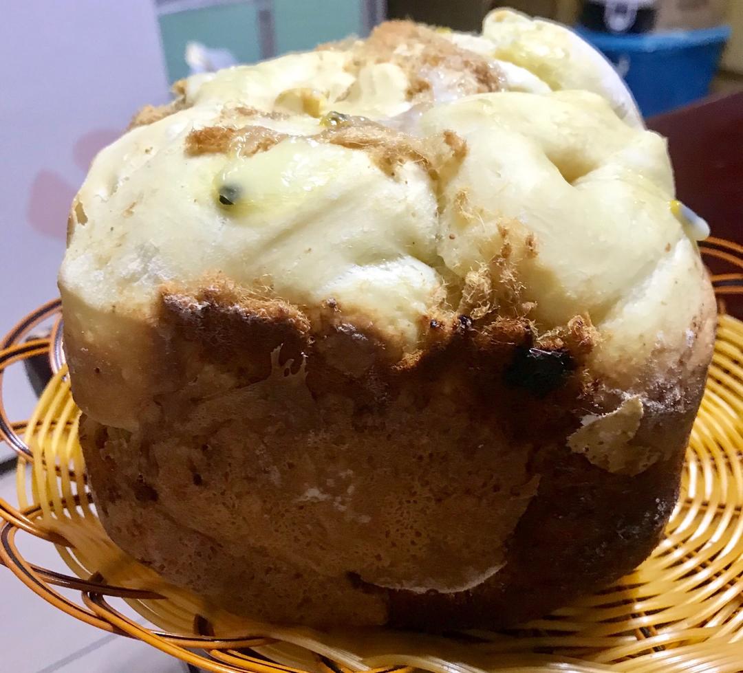 面包机做木糖醇手撕肉松面包