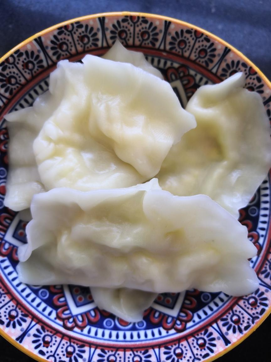 包菜鸡蛋素饺子的做法