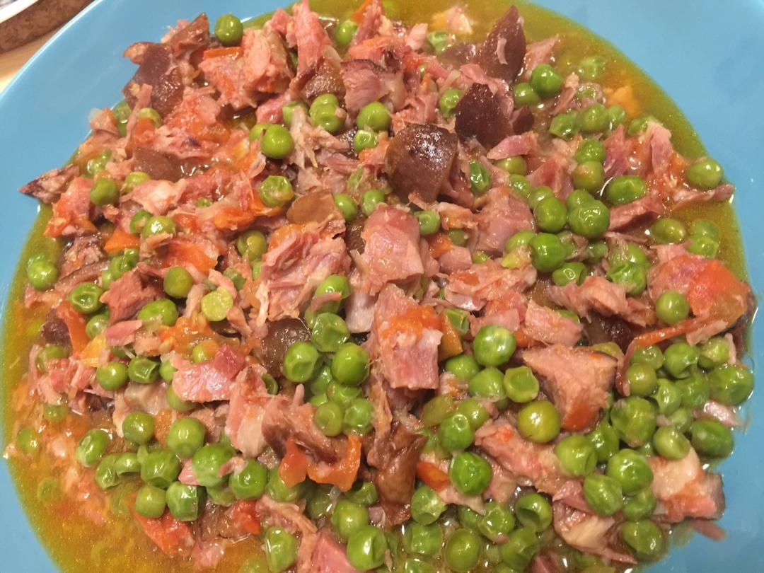 红烩青豆