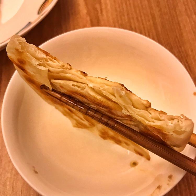 饺子皮葱油饼