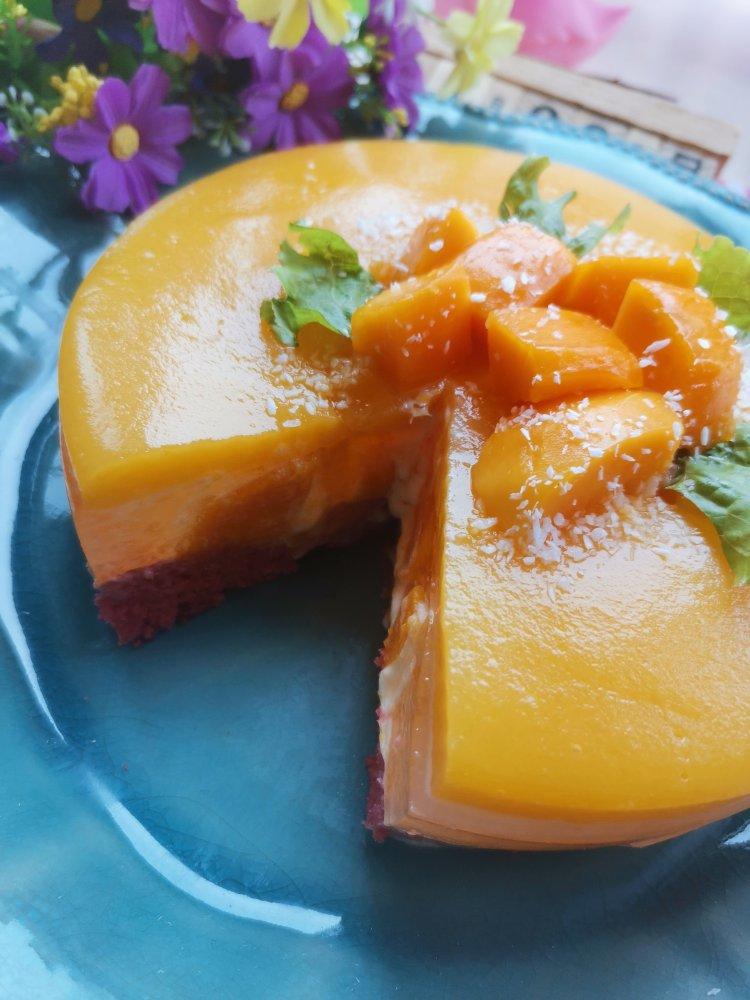 【视频】芒果慕斯（6寸） | 含镜面果胶配方