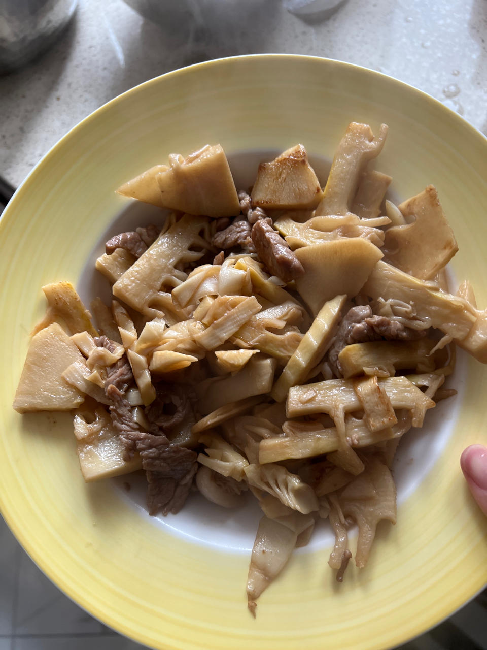 春天的味道——笋片炒肉